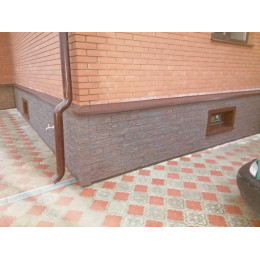 Фасадная панель Stein, Тёмный орех