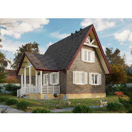 Фасадная панель Алтай, Шоколад