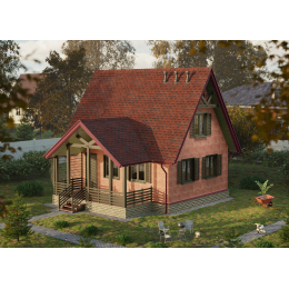 Ламинированная черепица Серия Dragon Europa, красный