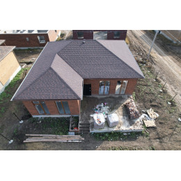 Ламинированная черепица Серия Dragon Lux, трюфель