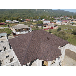 Ламинированная черепица Серия Dragon Premium, зрелый каштан