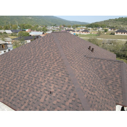 Ламинированная черепица Серия Dragon Premium, зрелый каштан