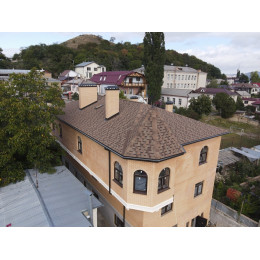 Ламинированная черепица Серия Dragon Premium, капучино