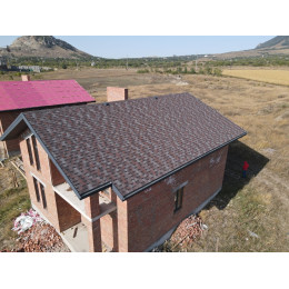 Ламинированная черепица Серия Dragon Premium, слива