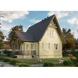 Сайдинг LUX под дерево, Блок-Хаус, рябина