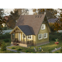 Сайдинг LUX под дерево, Блок-Хаус, миндаль