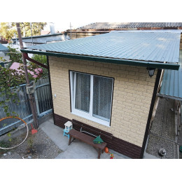 Сайдинг LUX под камень, Bergart, кедровый орех