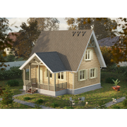 Сайдинг LUX под камень, Rocky, пекан