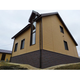 Сайдинг Premium, Блок-Хаус, карамель