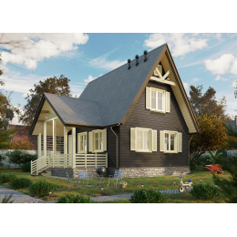 Сайдинг Premium, Брус, графит