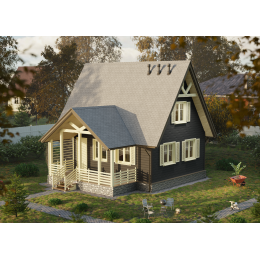 Сайдинг Premium, Брус, графит