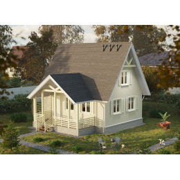 Сайдинг Premium, Брус, банан