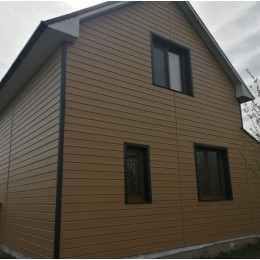 Сайдинг Premium, Брус, карамель