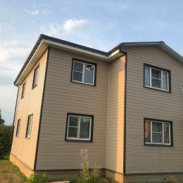 Сайдинг Premium, Брус, крем-брюле