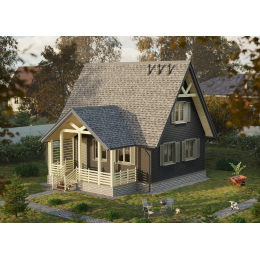 Сайдинг Premium, Корабельный брус, графит