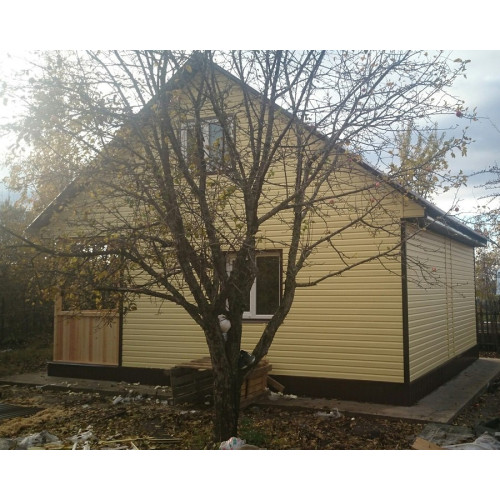 Сайдинг Premium, Корабельный брус, лимон