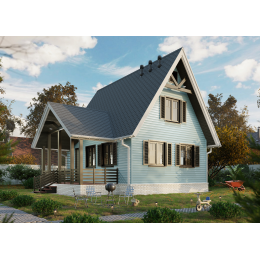 Сайдинг Standard, Ёлочка, голубика