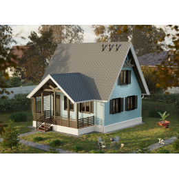 Сайдинг Standard, Ёлочка, голубика