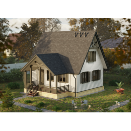 Софит Lux, T4 с центральной перфорацией, орех