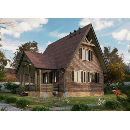 Софит Premium, T4 с центральной перфорацией, каштан