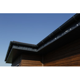 Муфта соединительная для водостока Premium, графит