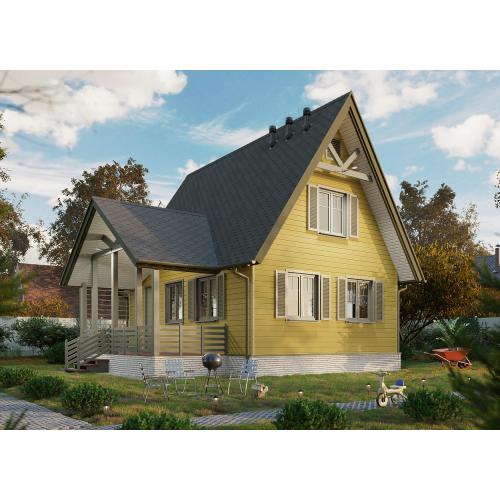 Угол желоба 90˚ Premium, каштан