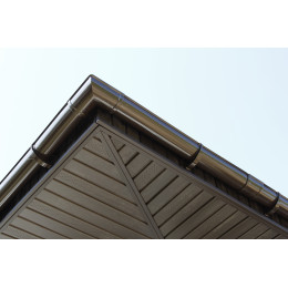 Угол желоба 90˚ Premium, каштан