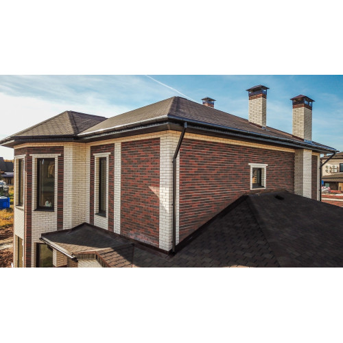 Хомут универсальный для водосточной трубы Premium, шоколад