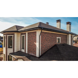 Колено 45˚ для водосточной трубы Premium, шоколад