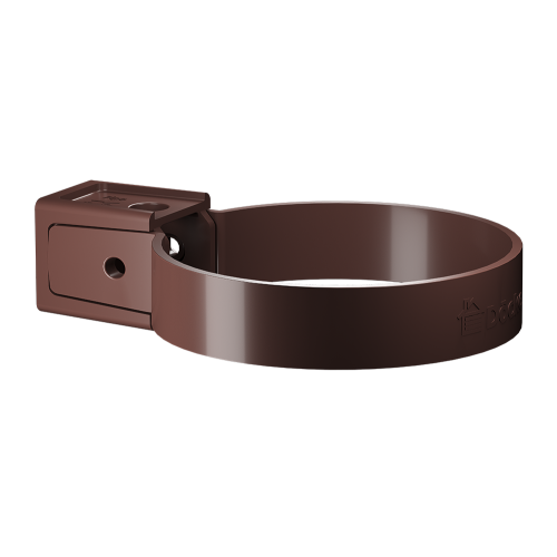 Хомут универсальный для водосточной трубы Premium, шоколад