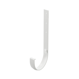 Кронштейн желоба металлический Standard, белый
