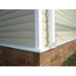 Кронштейн желоба Standard, белый