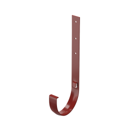 Кронштейн желоба металлический Standard, красный