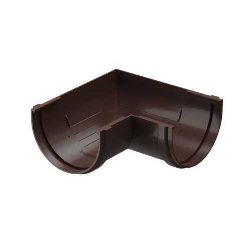 Универсальный угол желоба 90° Standard, тёмно-коричневый