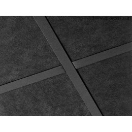 35301436 Потолочная плита Focus A T24 Dark Diamond (Фокус черный) Экофон 600x1200x20