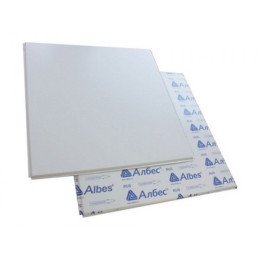 Кассета Strong Board 600х600 Zn 0,50 мм перф. с акуст. флисом белый матовый