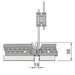 Металлическая панель LAY-IN Metal Перфорация Rg 2516MicroLook 16 600x600x16 арт.BP4701M6G1