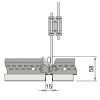 Металлическая панель LAY-IN Metal Перфорация Rg 2516 с флисом MicroLook 16 600x600x16 арт.BP4701M6H2