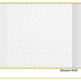 Потолочная панель ПВХ 600х600 (Шашки N43)