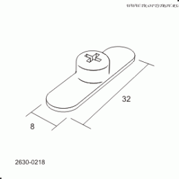 Фиксатор Panel lock (Пэнел лак) Dp 0218, Белый