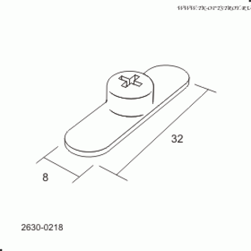 Фиксатор Panel lock (Пэнел лак) Dp 0218, Белый