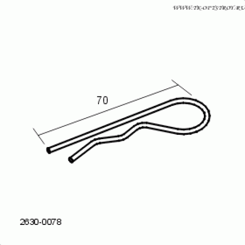 Фиксирующая пружина 0078
