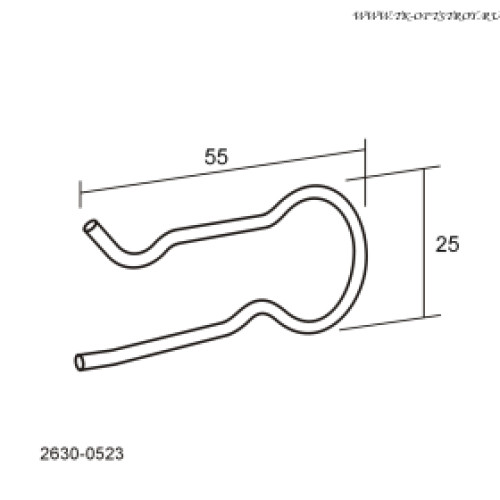 Фиксирующая пружина 0523