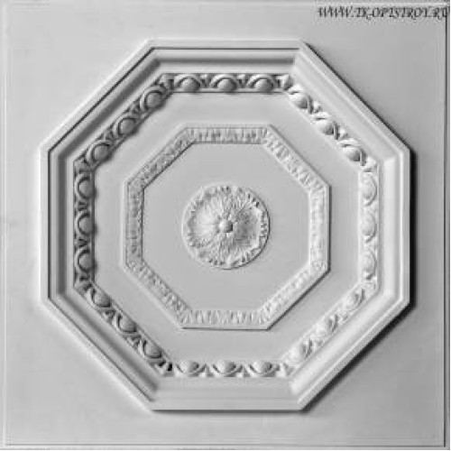 Гипсовая потолочная панель Е – 003 – «Грифоны»600х600 board