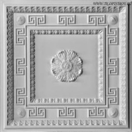 Гипсовая потолочная панель Е – 004 – «Версаче»600х600 board