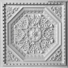 Гипсовая потолочная панель Е – 006 – «Версаль» 600х600 board