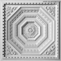 Гипсовая потолочная панель Е – 007 – «Лувр» 600х600 board