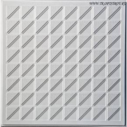 Гипсовая потолочная панель G – 316 «Мелкий квадрат» 600х600 board