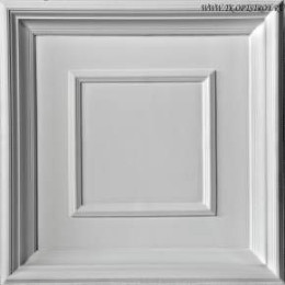 Гипсовая потолочная панель К – 004 «Кессон с классическимвкладыша» 600х600 board