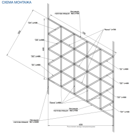 Треугольное грильято GTA-150 белый